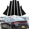 Window Trim Cover Stickers Decoration Exterior Side Door Pillar Posts Car Accessories for Fiat Viaggio Dodge Dart 2013 2014 2015 2016