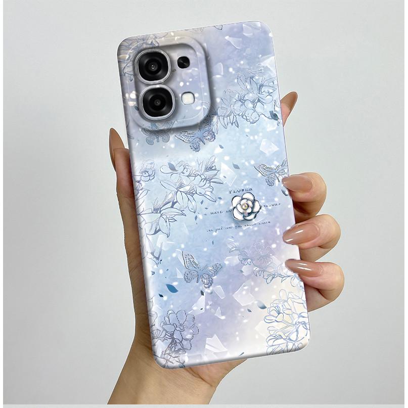 New Casing For Oppo A6 Pro 5G 4G CPH2781 CPH2799 Case Aesthetic Pretty Butterfly Flowers Soft Silicone Shockproof Back Cover