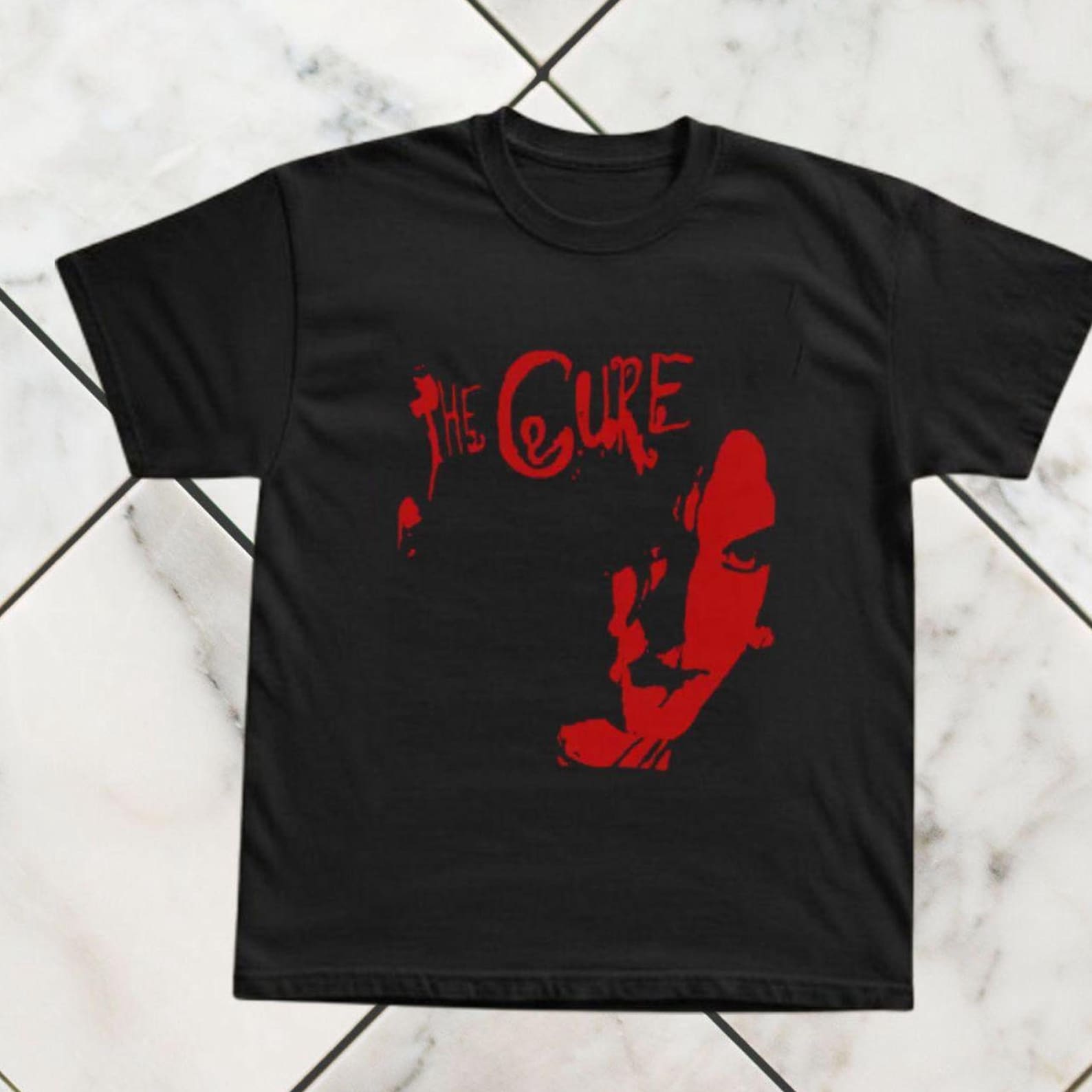 The cure T-Shirt 90s Alt band Tee, Unisex Cotton, Retro Band shirts L