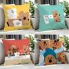 Cartoon D Dinotaeng Cushion Cover Cushion Cover Set Pcs X X X Pillowcase Decorative Sofa Home Decor