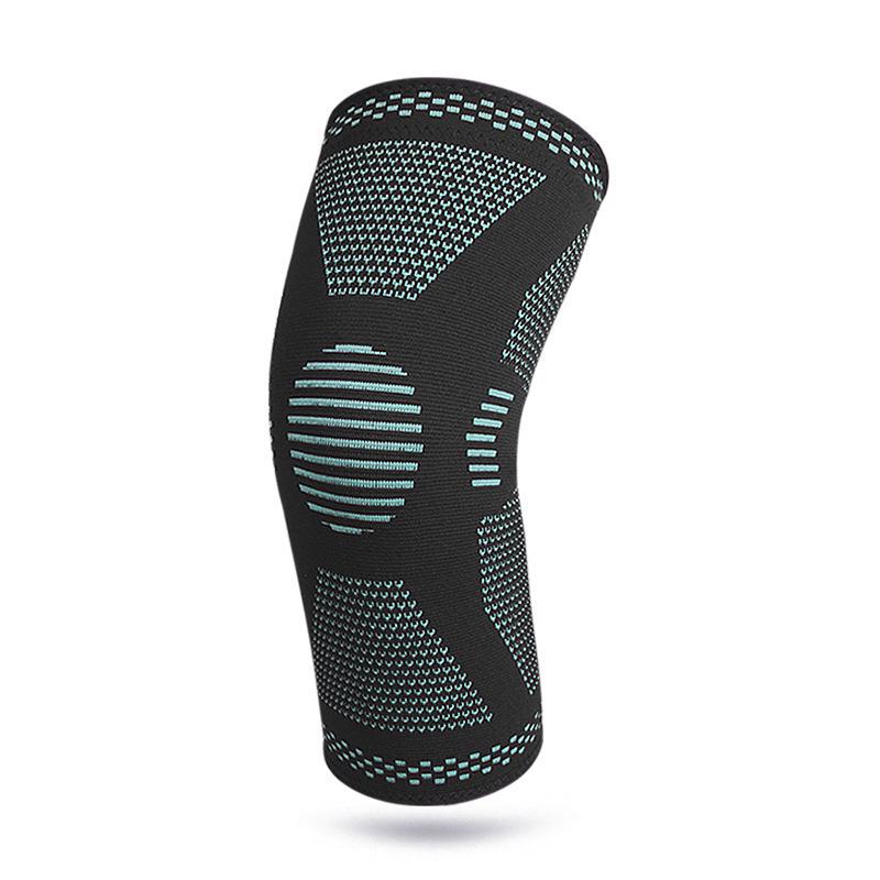 Breathable Knit Sports Knee Pads - Summer & Winter Protection for Running, Basketball, and Mountaineering