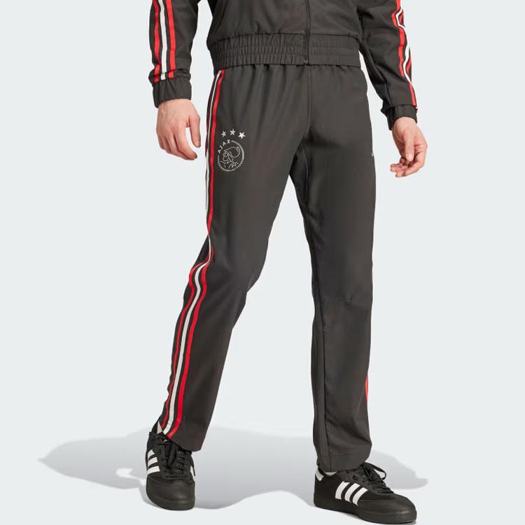 Adidas AJAX AMSTERDAM THE TRACKSTAND PANTS Soccer Bottom Men's Black IN9074