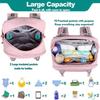 Foldable Waterproof Mommy Backpack with Bed - Multifunctional Large Capacity for Mother and Baby.