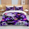 10 Sizes Fine Graffiti Pattern Bedding 3 Piece Set King Size Double Bed Bedding Set Microfiber or Polyester Duvet Cover Set