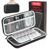 HEYSTOP Storage Case for Switch Large Capacity Soft EVA Storage Velcro Double Zipper Holds 12 Game Soft and More 2, Shockproof, Storage, Lining,