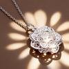 Fashion Copper Necklace For Women Luxury Jewelry Flowers Pendant Christmas Gifts