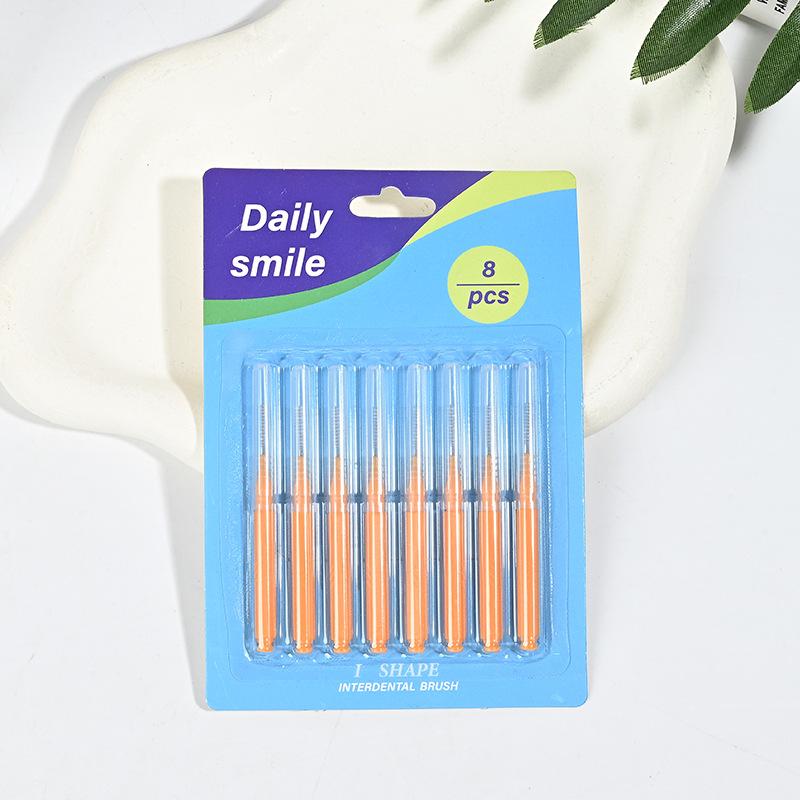1 Set L/I Shaped Interdental Brush Soft Bristles for Dental Cleaning Plaque Removal Oral Care At Home and Office
