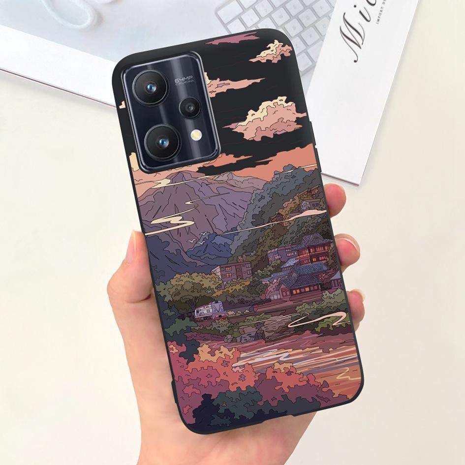 For Realme 9 Case Realme 9 Pro Plus Cover New Fashion Painted Soft Back Protective Shell For Realme 9i Funda Realme9 Pro 5G Capa