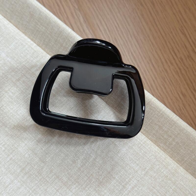 Leopardenmuster Haarklammern Clips Krabbenklemmen Frauen Mädchen Mittel Geometrisch Quadratischer Pferdeschwanzhalter Haarspangen Haarschmuck