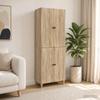 Cabinet Set 2 pcs 66 x 34.5 x 90 cm Particleboard