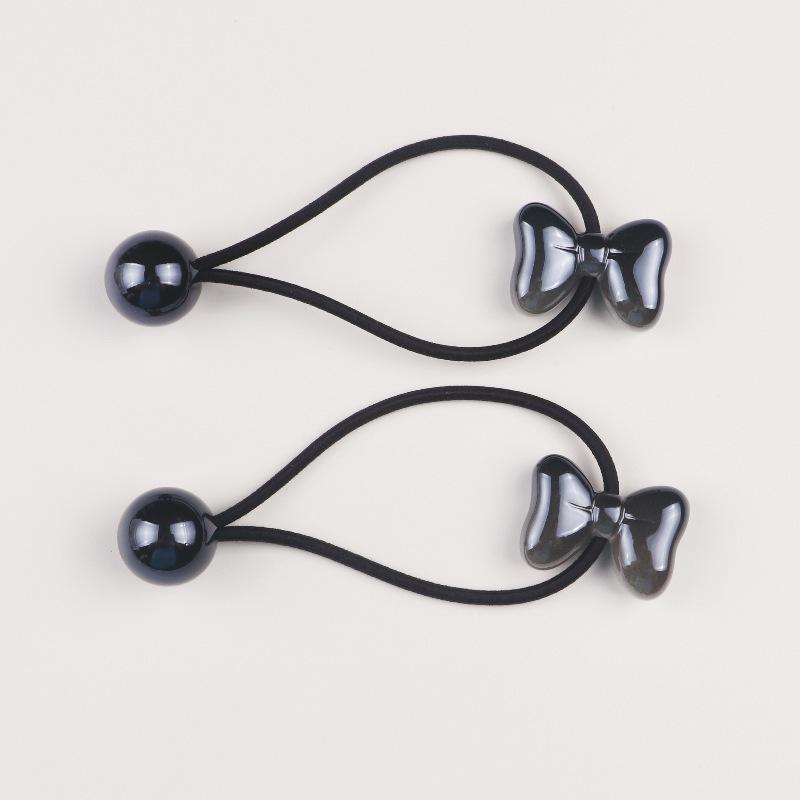 2PCS Lovely Cartoon Gradient Bow Girls Elastic Hair Bands Princess Hair Accessories Children Hair Ties Baby Headwear