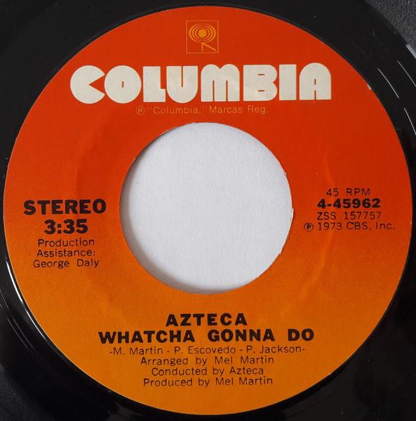 

7inch Record AZTECA - Whatcha Gonna Do 445962 Columbia 1973 US Rock Used