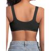 Women's Bra Wire-Free Front Closure Solid Color Full Coverage 3D Cups More Considerate for Middle-Aged And Elderly Individual Underwear