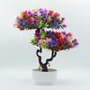 New Artificial Flower Ornaments Welcome Pine Bonsai Desktop Artificial Flower Potted Home Decoration Plastic Flower