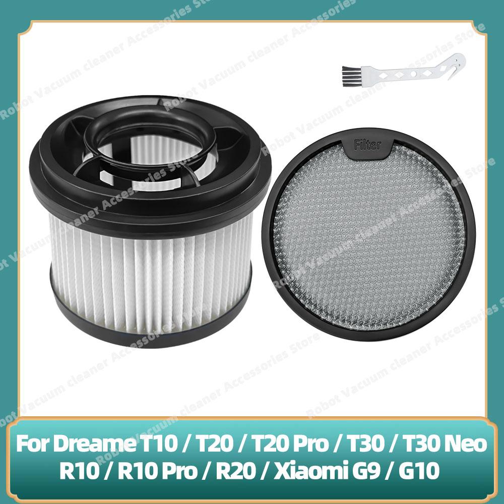 Compatible For ( Dreame T10 / T20 / T20 Pro / T30 / T30 Neo / R10 / R10 Pro / R20 / Xiaomi G9 / G10 Pre ) Post Filter Parts