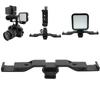 Aluminum Alloy Cold Shoe Extension Mount Bar Bracket for Camera Fill Light Microphone