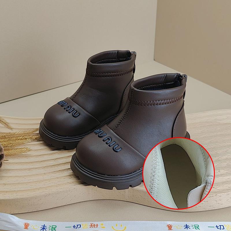 

Baby Boots Baby Toddler Shoes Children s Martin Boots New Boys Shoes Children s Girls Single Shoes factory order price 15-19 whole pieces (120 pairs)