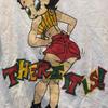 Betty Boop Betty Lady Puppe 2025 Mode Sommer Neu Heiß Cartoon Trend Oldschool College Stil Mai Kaki Kurzarm T-Shirt