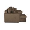 Bella BIG Corner Sofa Bed with Sleeping Function Family Meble Brown