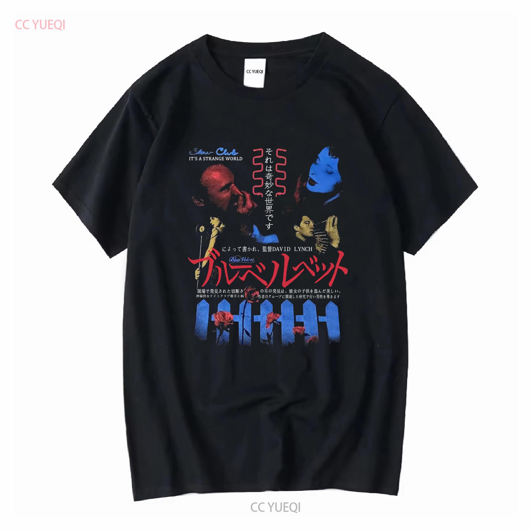 

Blue Velvet Rucking Fotten David Lynch Cult Movie T Shirt XL vintage Washed Stylish designer clothes graphic 4XL