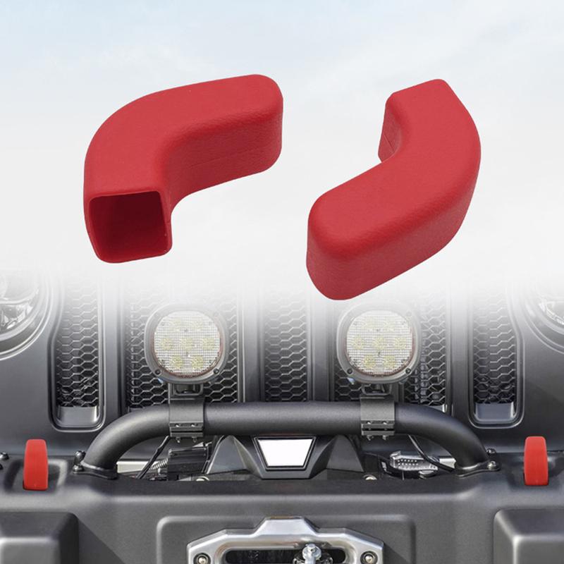 Parts Tow Hook Covers Repair Replacement Spare Bumper Easy tallation Exquisite For Jeep For Wrangler For JK