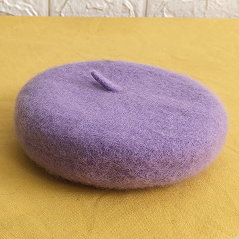 1PC Dog Beret Wool Hat Colorful Pet Hat Decorative Memorial Pet Luxury Headwear