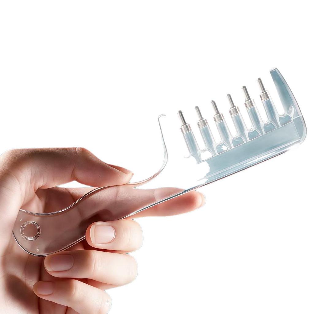 Transparent Liquid Application Comb for Scalp Care - Hot Selling Artifact