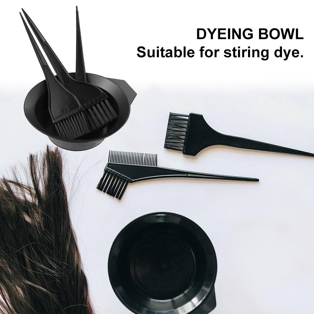4Pcs/Set Professional Hair Dyeing Kit Hairdressing Hair Dye Tools  Barber