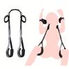 1pc BDSM Sex Bondage Thigh Sling, Leather Bed Restraints Kit With Adjustable Wrist Cuffs Legs Restraints Straps, Bondage Rope Kit Handcuffs SM Unisex