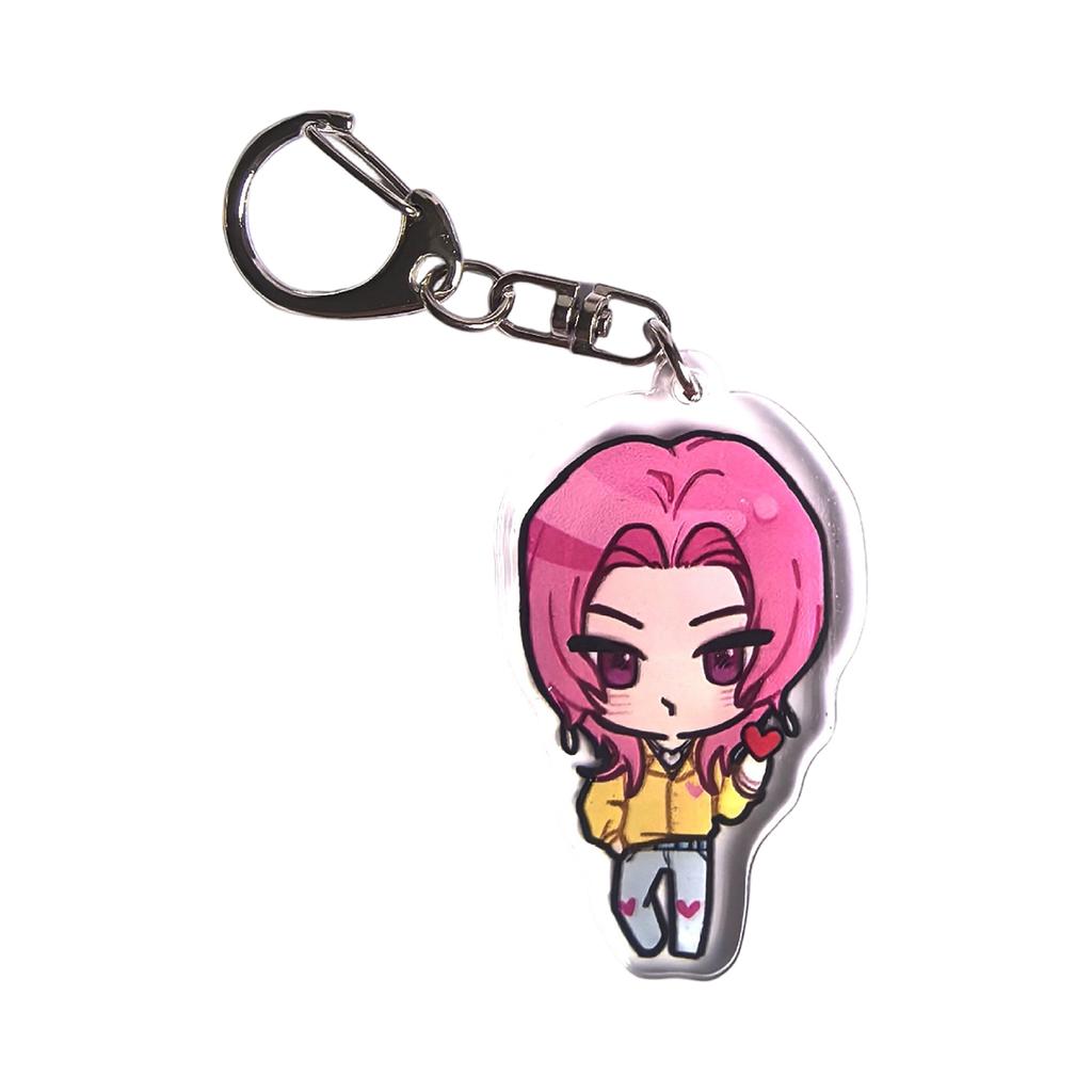 Akrylová klíčenka přívěsek – Roztomilý dekorativní dárek na studentské batohy