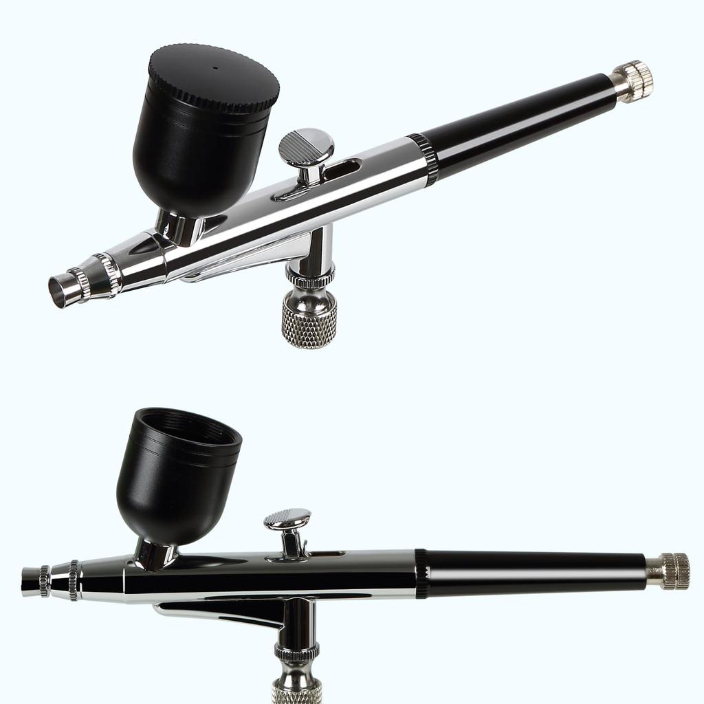 BlazeVideo Rechargeable Airbrush Compressor Set with USB Type-C, 0.3mm Diameter, for Plastic Model Painting, DIY Painting