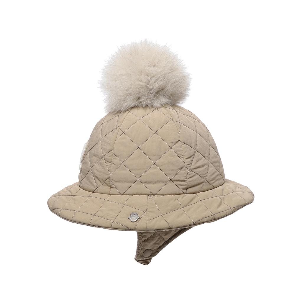 Malbon Golf Quilted Bucket Hat Beige (Woman)