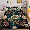 Set Copripiumino 3D Stampa Floreale Donna Tessili per la Casa Poliestere Dimensioni Queen Set Copripiumino per Letto