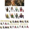 Children's Toy Lord Of The Rings Elf King Building Blocks Abs Plastic Small Particle 4.5 Cm Height