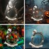 Resin Skull Picture Frame Ornament Skeleton Frames Decoration Halloween Home Party Centerpieces For Theme Event