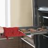 1/2pcs Oven Mitts Kitchen Oven Microwave Gloves High Heat Resistant Long Oven Mittens Anti-scalding Cloth Gloves Solid Color