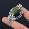 Natural Ocean Jasper Gemstone Pendant 925 Sterling Silver Jewelry For Girls