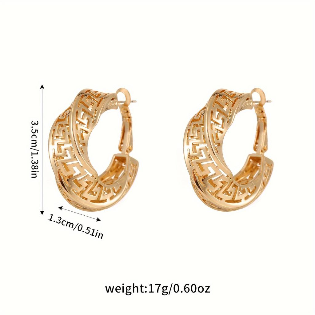 Exquisite Hollow Retro Style Earrings, Preferred for Women's Daily Wear, Precious Birthday Gifts, Retro Style Earrings.