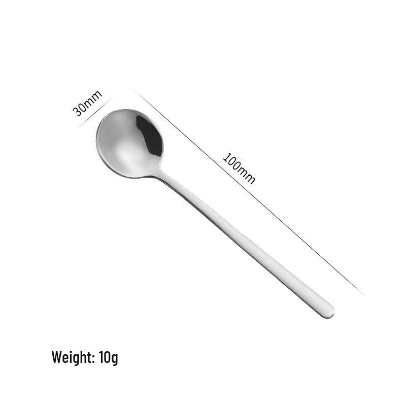 304 Stainless Steel Nordic Coffee & Dessert Spoon - Silver/Gold