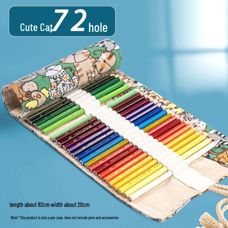 Large Capacity Dirt-Resistant Pencil Case - Stylish & Portable for Primary School and Art Supplies