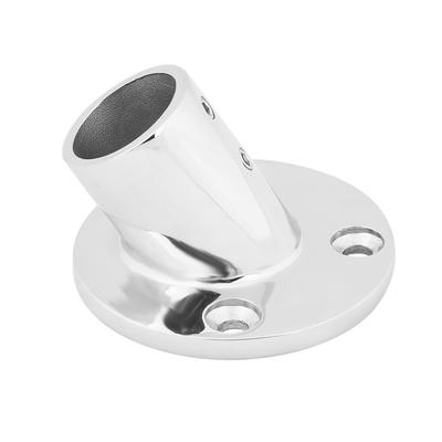 22mm 7 8inch Stainless Steel Marine Boat Hand Rail Fitting 60 Degree Round Base