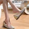 Mesh Pointed Inner Height Increase Shallow Mouth Single Shoes 2025 Spring and Summer New Versatile Rhinestone Breathable Sandals Fashion Flat Shoes
