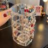 Multi Functional Rotating Earring Holder Ear Stud Necklace Display Stand Necklace Ear Clip Jewelry Large Capacity Storage Rack