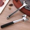 1Pc Kitchen Meat Hammer, Solid Steak Hammer, Steak Hammer, Tendon Breaker, Meat Tenderizer, Household Meat Loosening Hammer, Double-sided Meat Hammer