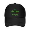 The Craic is Mighty Funny Irischer Spruch Baseballkappe Luxuriöse Herrenkappe Neu im Sortiment Hut Derbyhut Sonnenhut Damen Strandvisier Herren