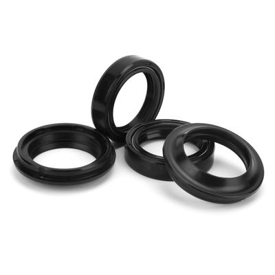 4 Pezzi Paraolio Ammortizzatore Anteriore Gomma Copertura Antipolvere Adatto per CBR250 CBR 19 NC 22 VT250 GZ150‑A CQR 250