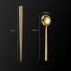 Tableware Dinnerware Spoons Chopsticks Stainless Steel Soup Spoon  for Student Home Kitchen Office