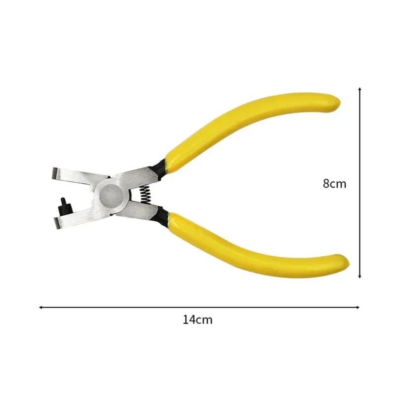 Leather Hole Punch Plier,AISHIKEKE Universal 2mm Hand Leather Strap Watch Band Belt Tool Hole Punch Pliers Tool