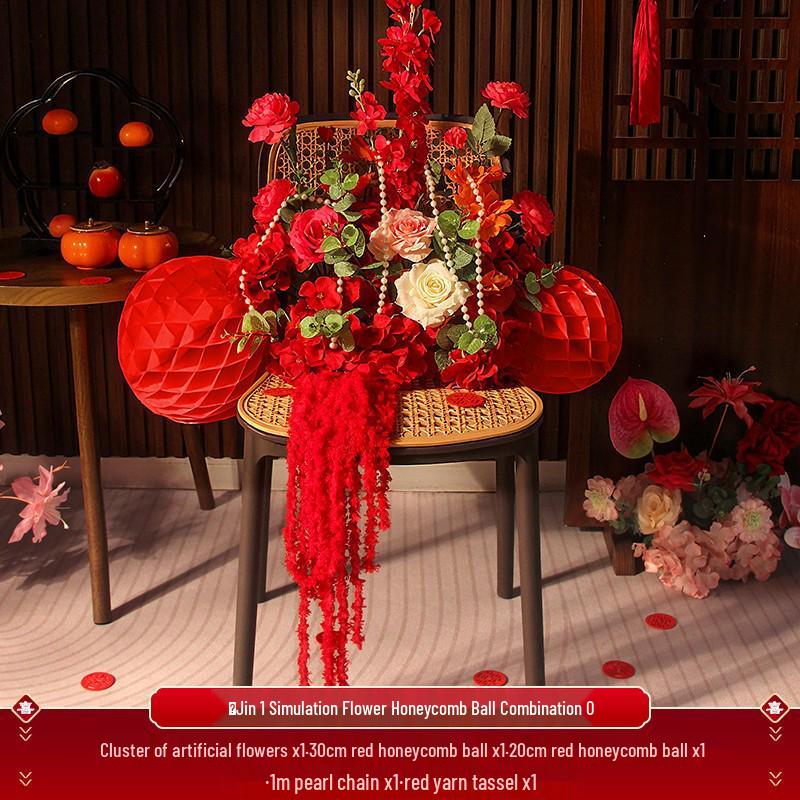 Wedding Floral Decorations: Bedside, Dining, and Desktop Arrangements for Festive Occasions and Engagements.