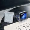 For Magsafe Magnetic 3PCS Case for Samsung Z Flip6 Flip5 Flip4 Shockproof Transparent Pc Hard Slim Phone Case Cover